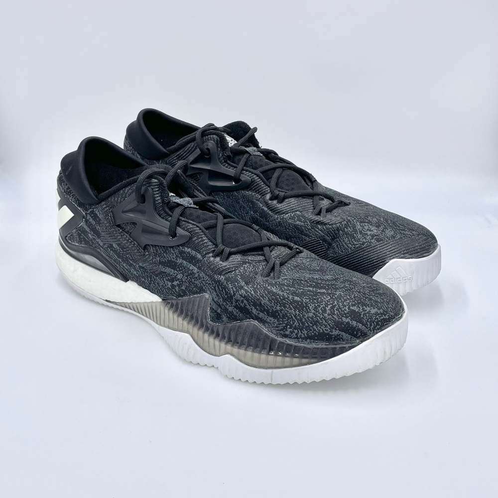 Adidas Crazylight Boost Low Black Basketball Shoes B4… Gem